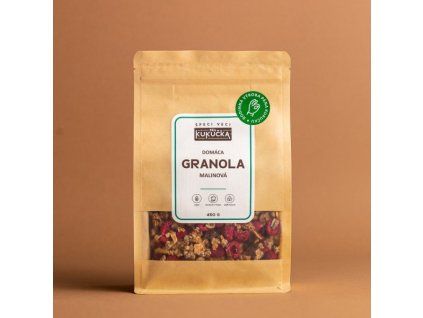 Bezlepková malinová granola Pán Kukučka 450g